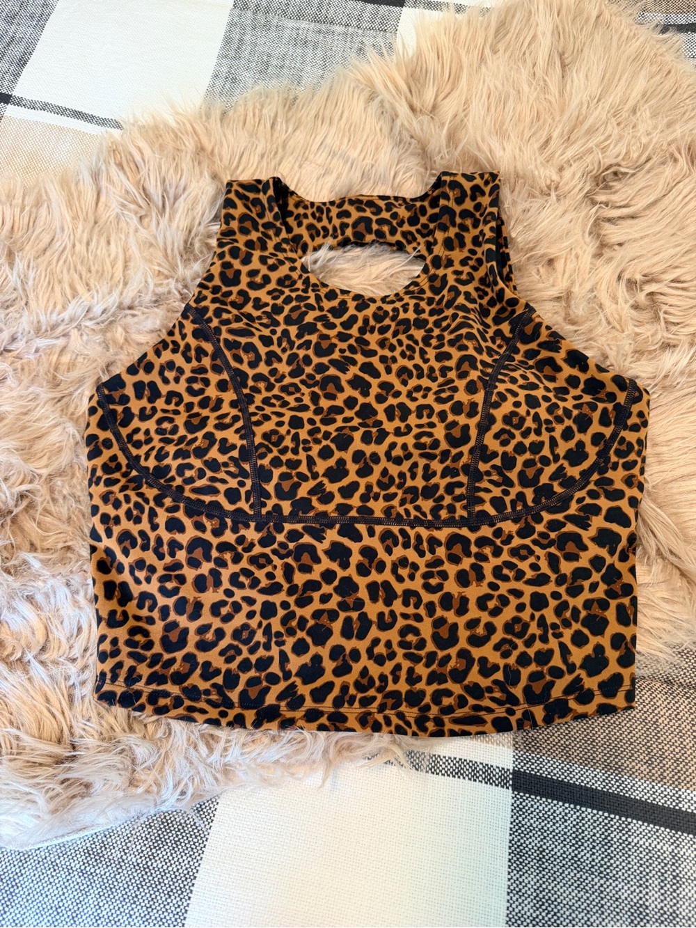 Leopard Minx Longline Bra